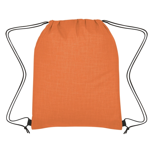 Crosshatch Non-Woven Drawstring Bag - Image 13