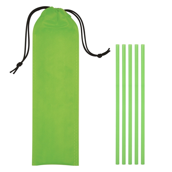 5-Pack On The Go Straws With Pouch - Image 10