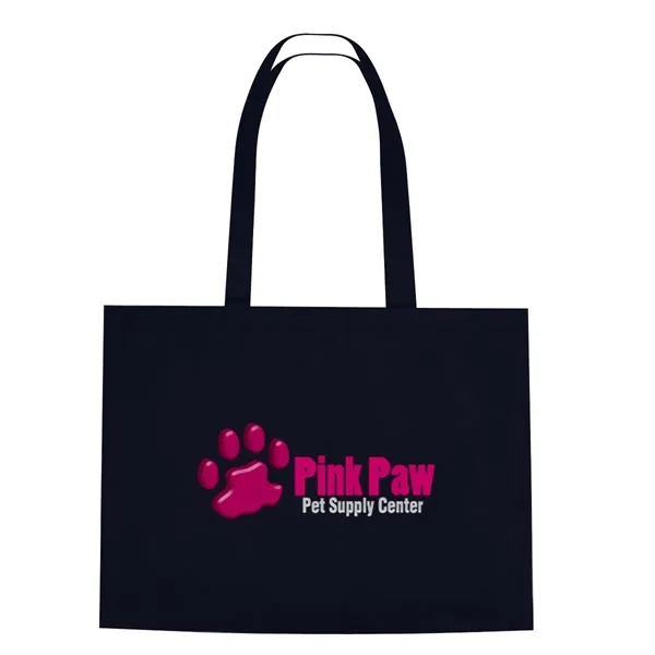 Non-Woven Shopper Tote Bag With Hook And Loop Closure - Image 24
