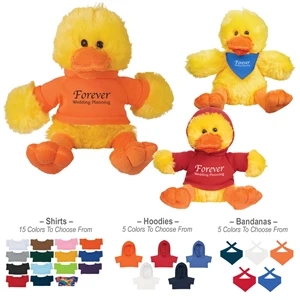 6" Plush Delightful Duck With Shirt