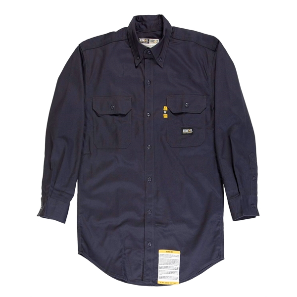 Berne Men's Flame-Resistant Button-Down Work Shirt