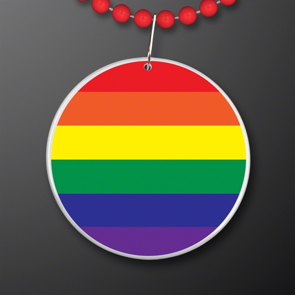 Rainbow Flag Circle Medallion - Image 2