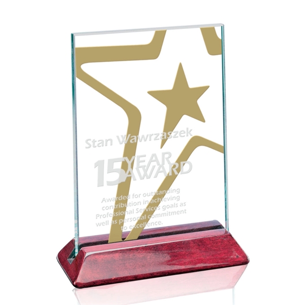 Renfrew Vertical Award - Jade/Rosewood - Image 5
