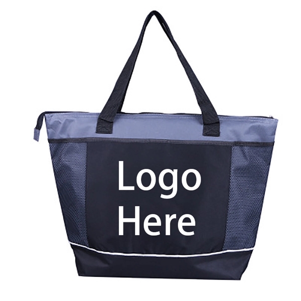 Shopping Cooler Select Zippered Tote Bag     - Image 3