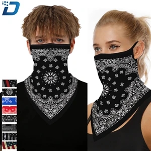 Printed Face Mask Infinity Scarf Cylcing Neck Gaiter Mask