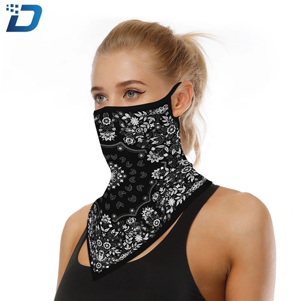 Printed Face Mask Infinity Scarf Cylcing Neck Gaiter Mask - Image 2