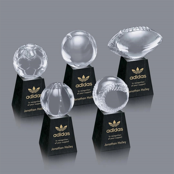 Sports Balls Award on Marble - Image 1