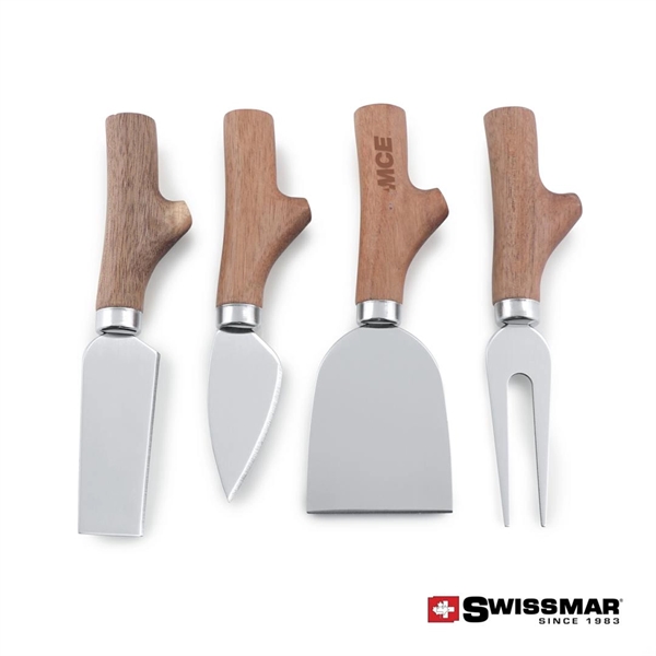 Swissmar® Acacia Handle Cheese Knife Set - 4pc