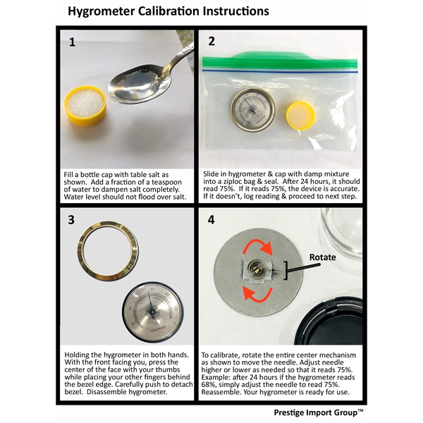 Analog Hygrometer for Cigar Humidors - Image 3