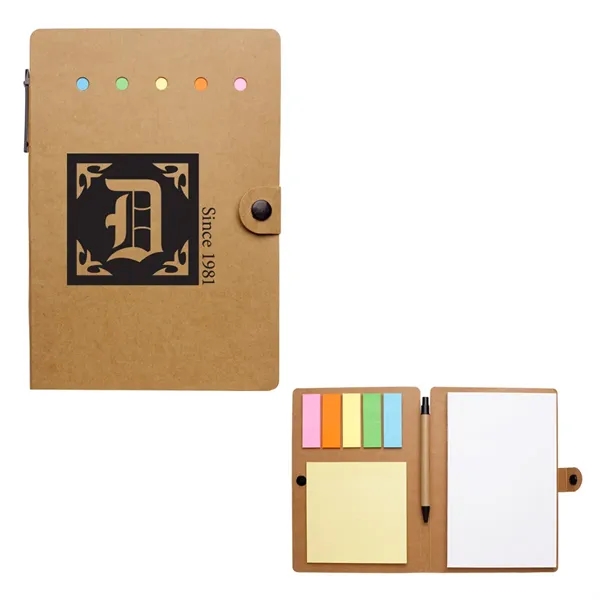 Large Snap Notebook with Desk Essentials - Image 2