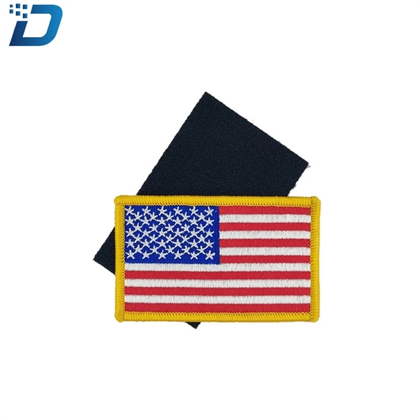 American Flag Embroidery Emblems Stickers - Image 2