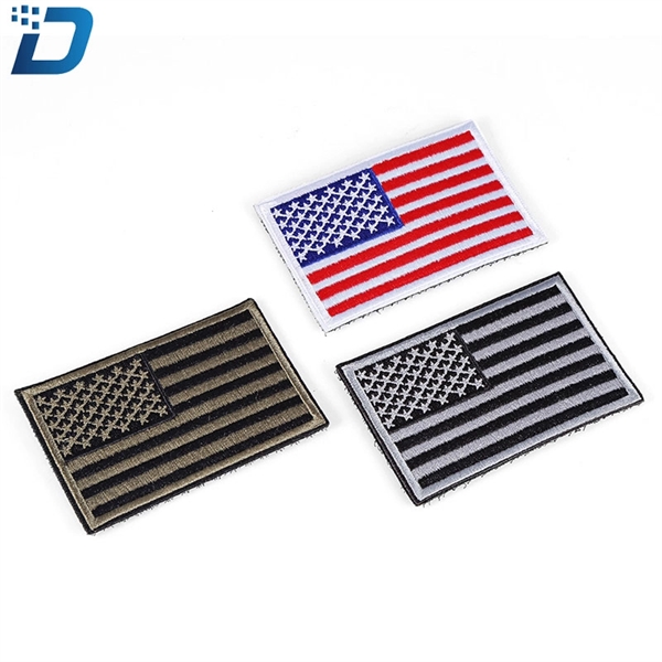 American Flag Embroidery Emblems Stickers - Image 3