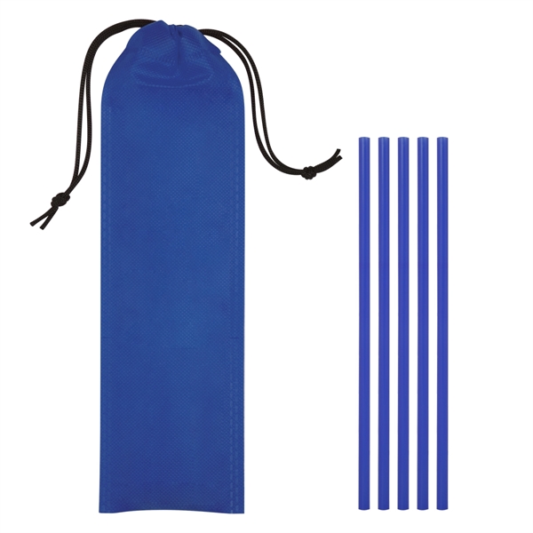5-Pack On The Go Straws With Pouch - Image 11