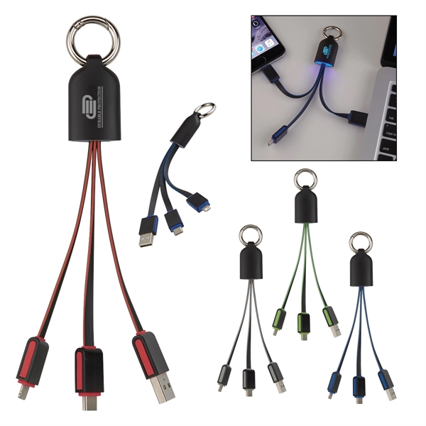 3-In-1 Light Up Charging Cables - Image 1