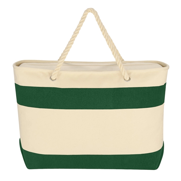 Large Cruising Tote Bag With Rope Handles - Image 8