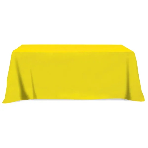 Flat Poly/Cotton 3-sided Table Cover - fits 8' table - Image 10