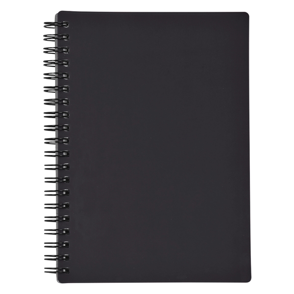 5" X 7" Rubbery Spiral Notebook - Image 8