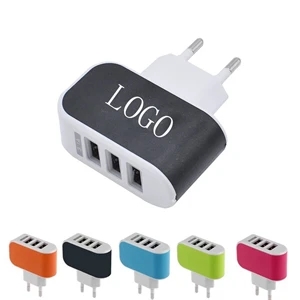 Candy Color 3 USB Ports Charger