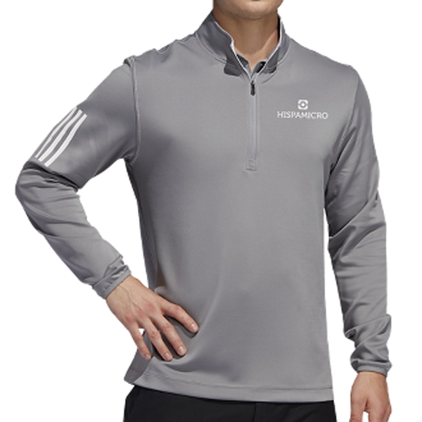 Adidas 3 Stripe Midweight Sweatshirt - Image 3