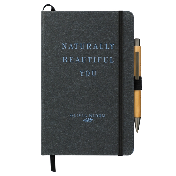 5.5" x 8.5" Recycled Leather Bound JournalBook® - Image 6