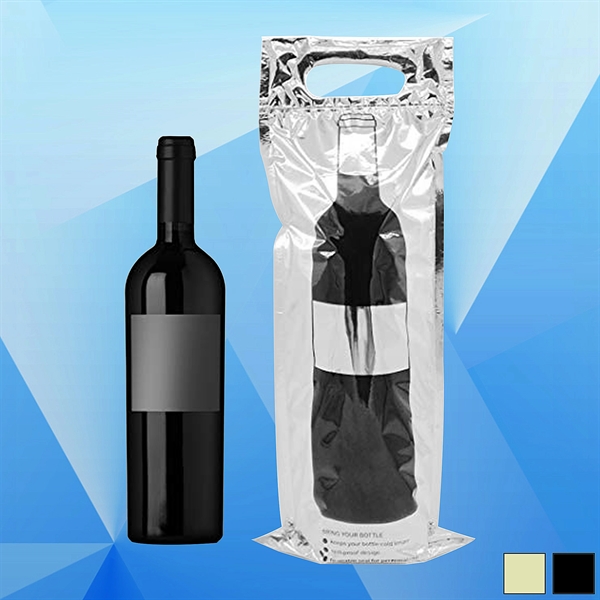 Portable PET With Foil Insulated Wine Hot/Cold Bag - Image 1