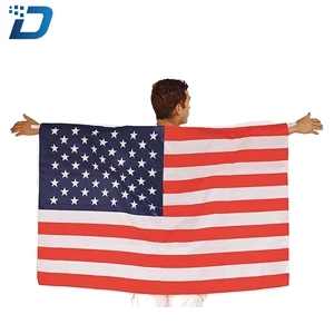 USA  Independence Day Body Fan Flag
