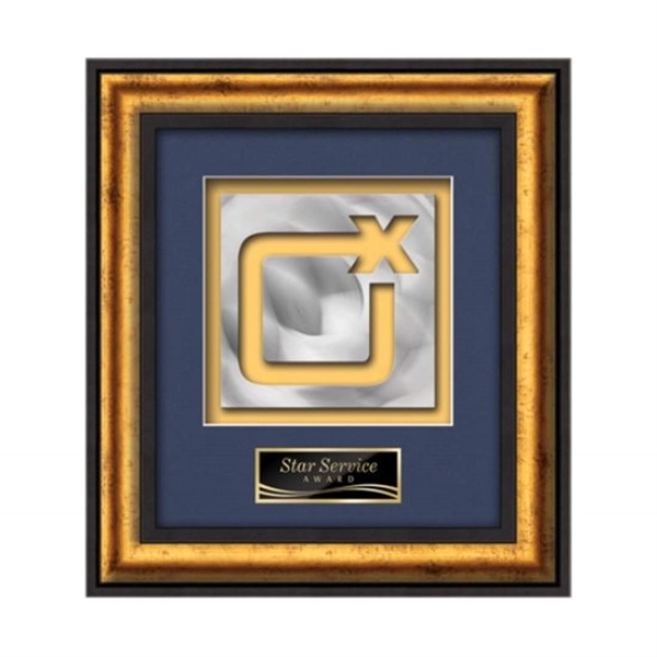 Grazia Aquashape™ Award Award Square - Black/Gold - Image 1