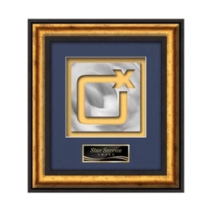 Grazia Aquashape™ Award Award Square - Black/Gold