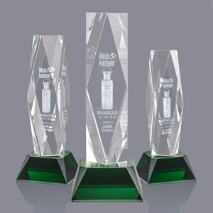 President 3D Award on Base - Green