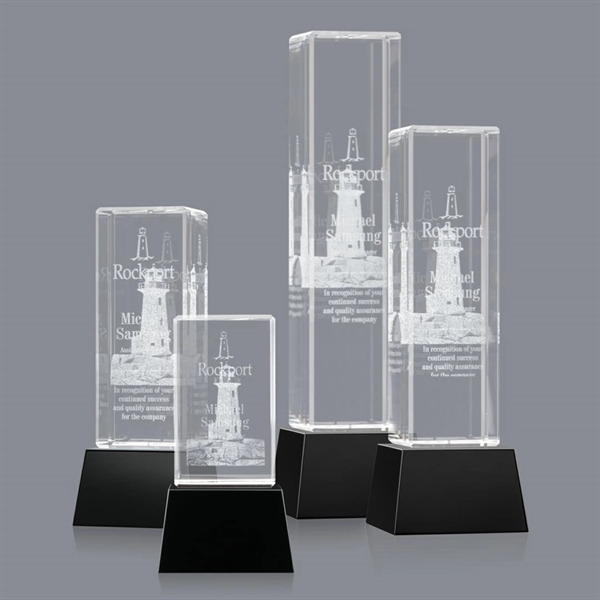 Robson 3D Award on Base - Black - Image 1