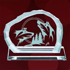 Brother Wolf Award on Base - Jade
