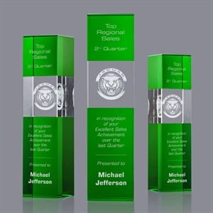 Araceli 3D Tower Award - Green