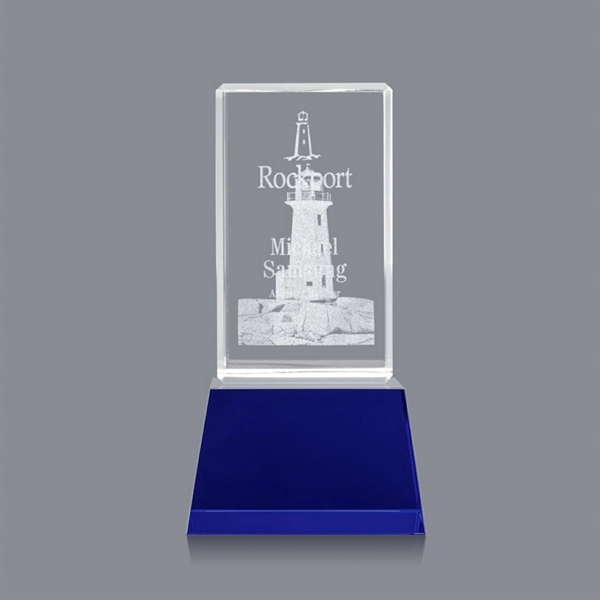 Robson 3D Award on Base - Blue - Image 3