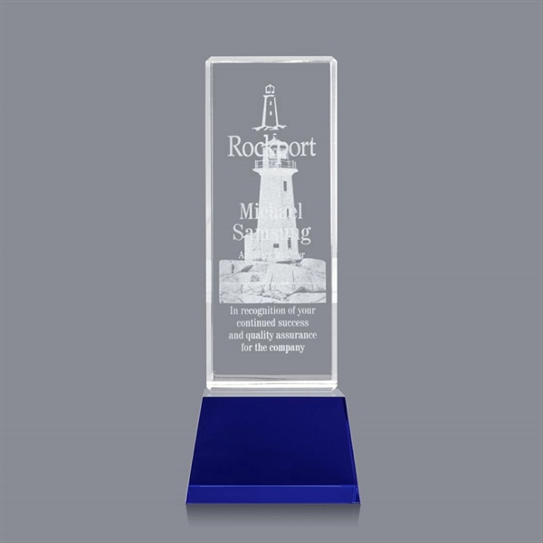 Robson 3D Award on Base - Blue - Image 4