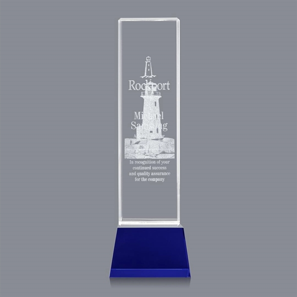 Robson 3D Award on Base - Blue - Image 5