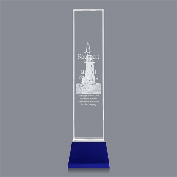 Robson 3D Award on Base - Blue - Image 6