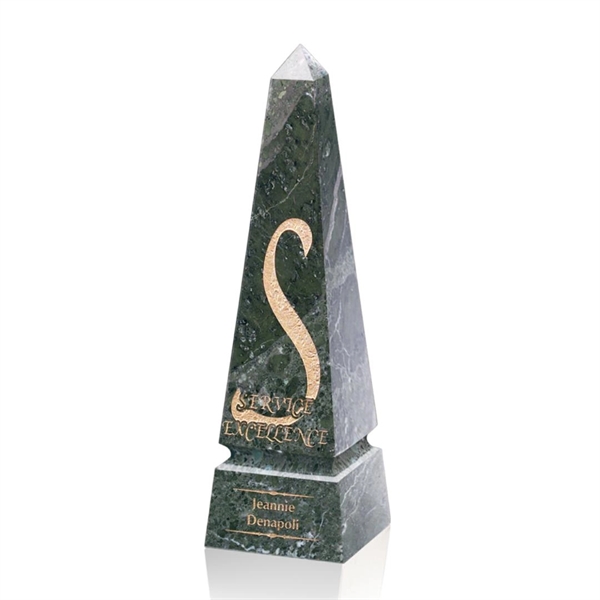 Groove Marble Obelisk Award - Green - Image 3