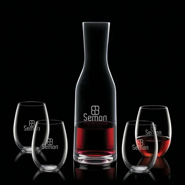 Caldmore Carafe & Stemless Wine - Image 2