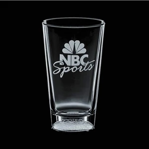 Sports Glass - Football - Deep Etch 16oz