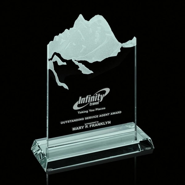 Sculpted Mountain Award - Jade - Image 2