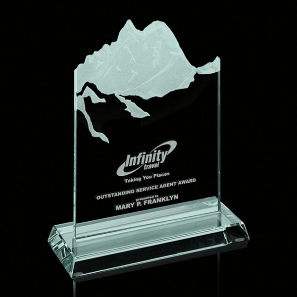 Sculpted Mountain Award - Jade - Image 3