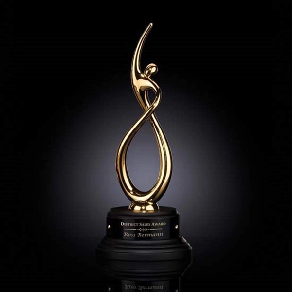 Continuum Award on Ebony - Gold - Image 2