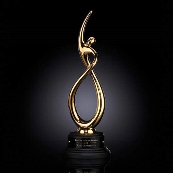 Continuum Award on Ebony - Gold - Image 3