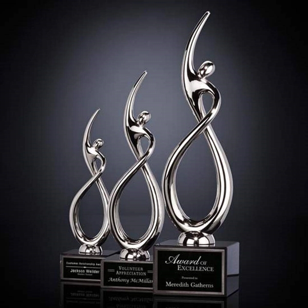 Continuum Award on Marble - Silver - Image 1