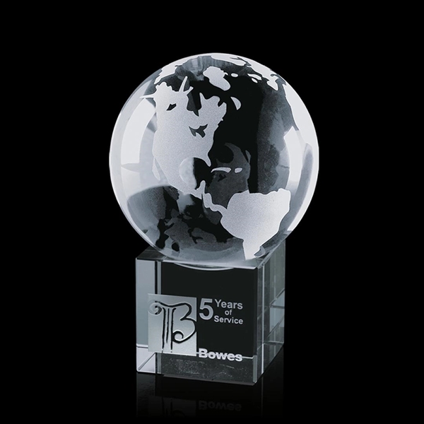 Globe Award on Cube - Image 4