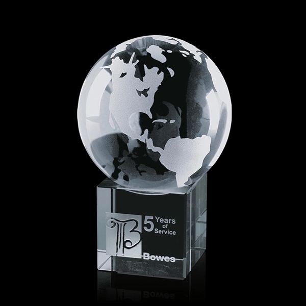 Globe Award on Cube - Image 5