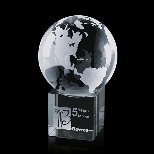 Globe Award on Cube - Image 6