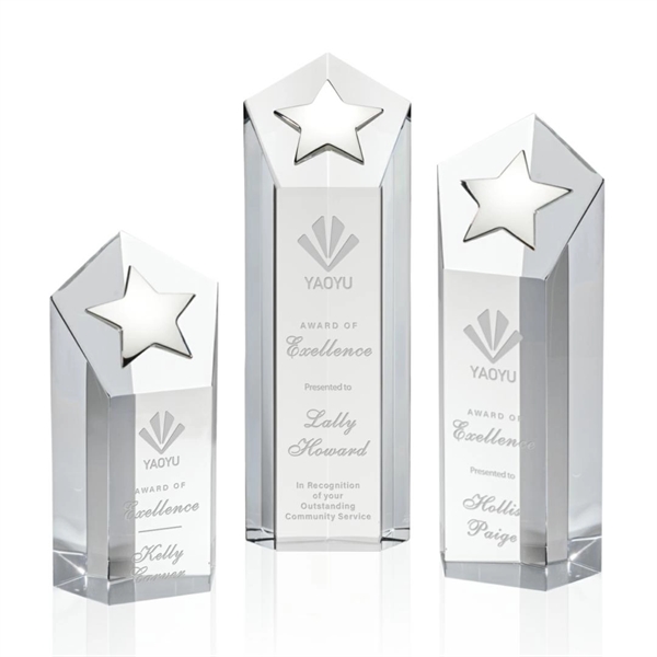 Dorchester Star Award - Clear/Silver - Image 1