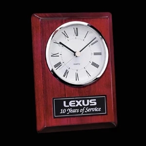 Alexis Clock -Chrome