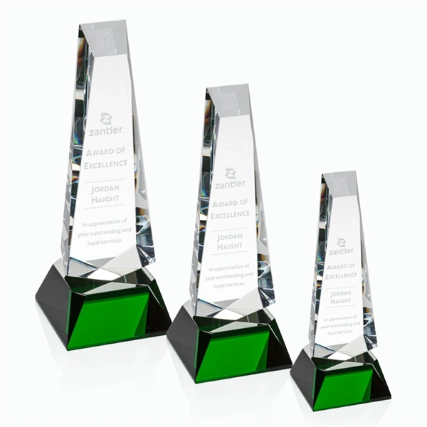 Rustern Obelisk Award - Green - Image 1